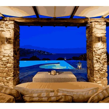 Private With View And Pool Semesterbostad Mykonos Town