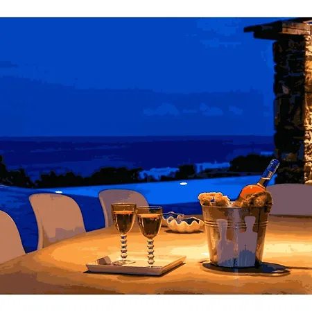 Semesterbostad Private With View And Pool Mykonos Town