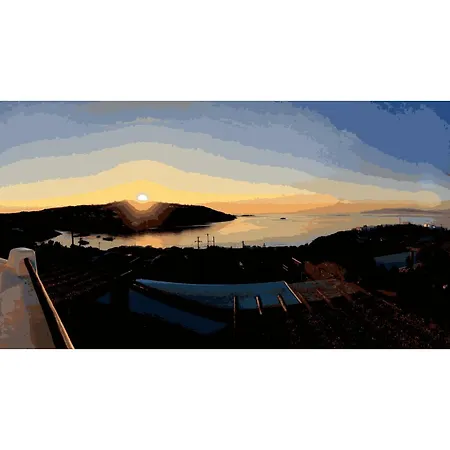 Semesterbostad Private With View And Pool Mykonos Town